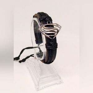Leather bracelet Superman new e9